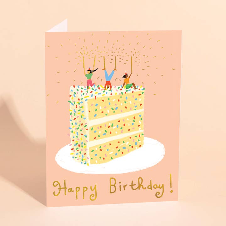 Confetti Cake - Birthday Card