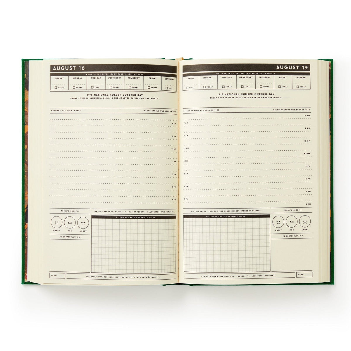 Undated Planner These Are the Days
