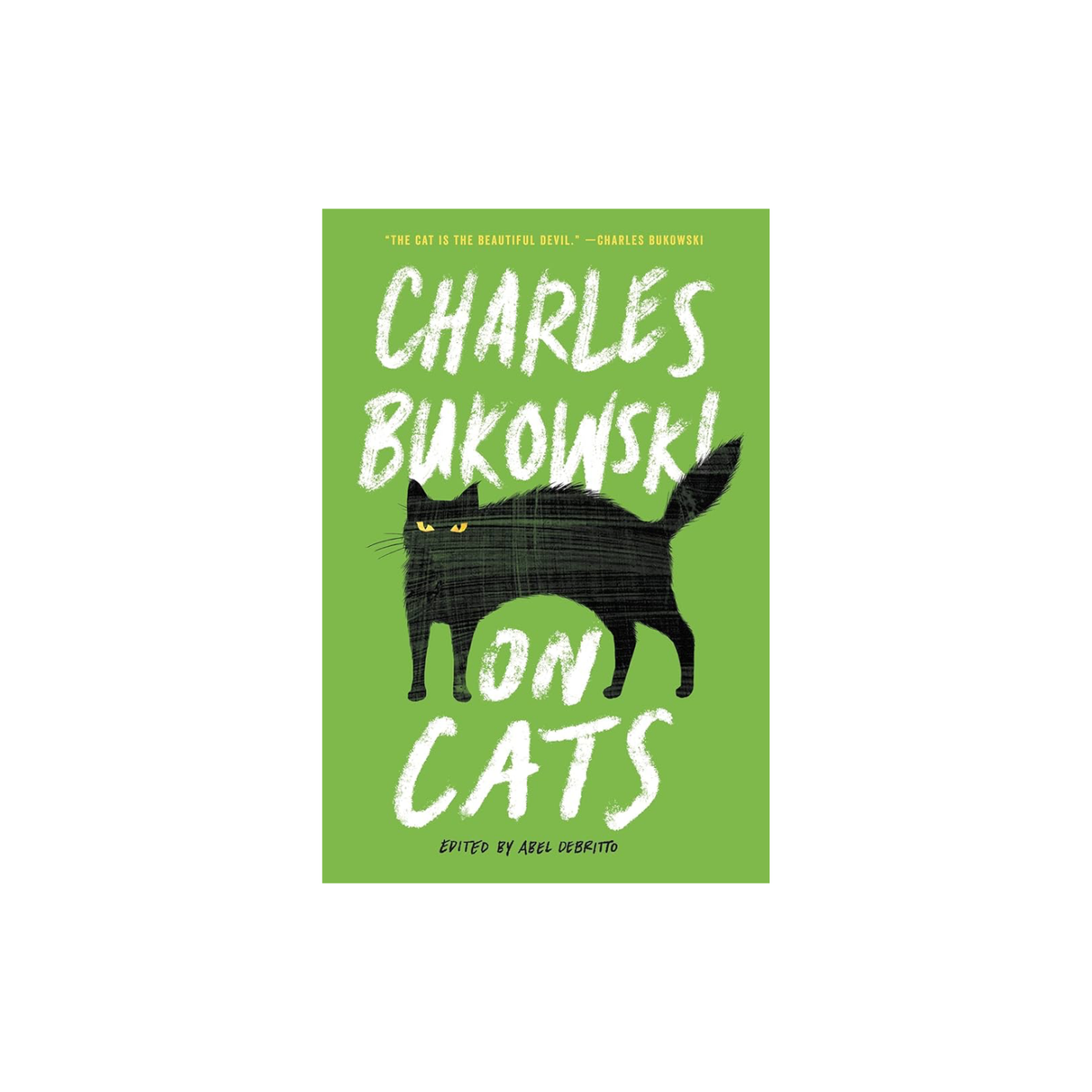 Green book cover with black cat silhouette and white 1100 Cats lettering