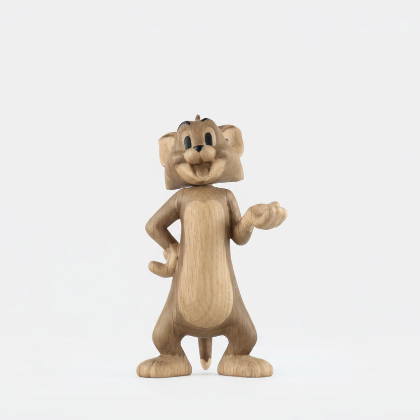 Tom Smoked Oak Figurine - Small