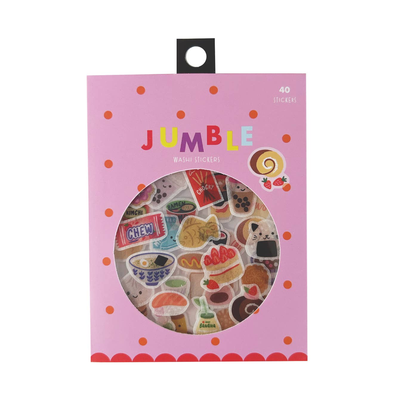 Asian Snacks Jumble Washi Stickers