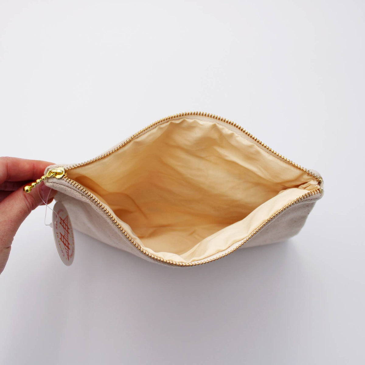 Embroidered Pouch - The Great Wave Off California