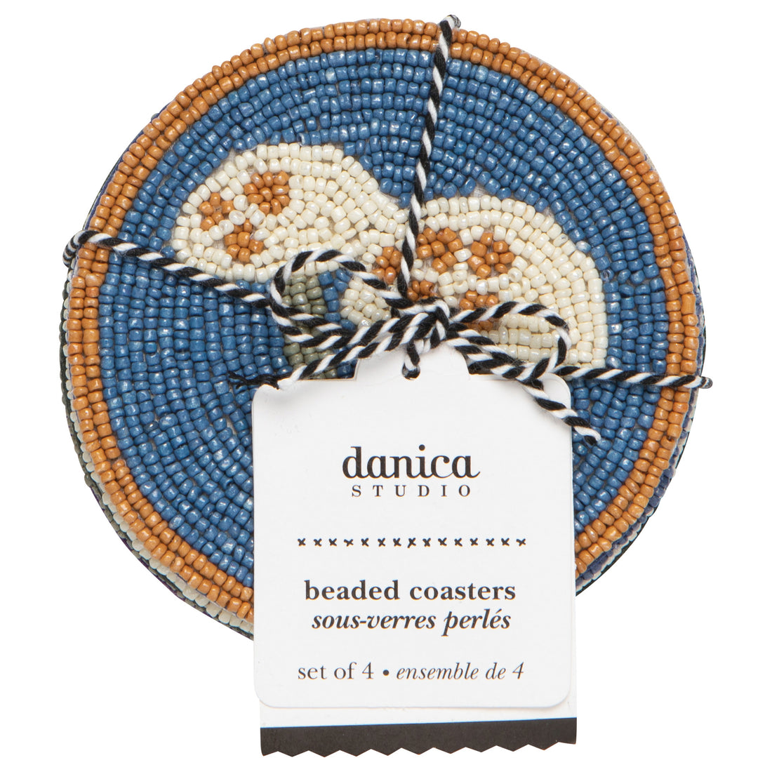 Wildgrove Beaded Coasters Set of 4