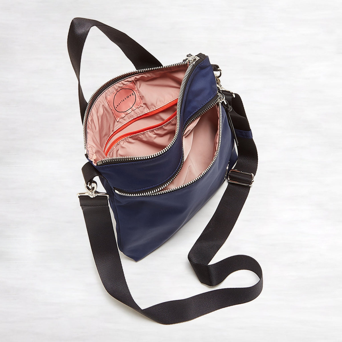 Amuse - Medium Crossbody Bag - Navy