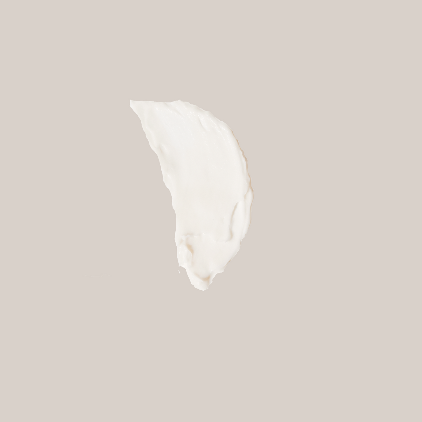 White hand cream dollop