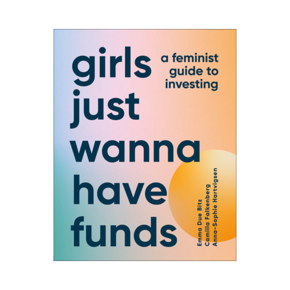 Girls quote graphic print on colorful square